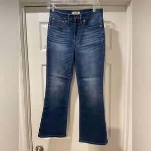 Madewell Cali-Demi boot Cropped Jean